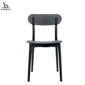 seza fisakafoana plastika tsotra avo lenta avy any Shina backrest misy lavaka - 1737 mainty