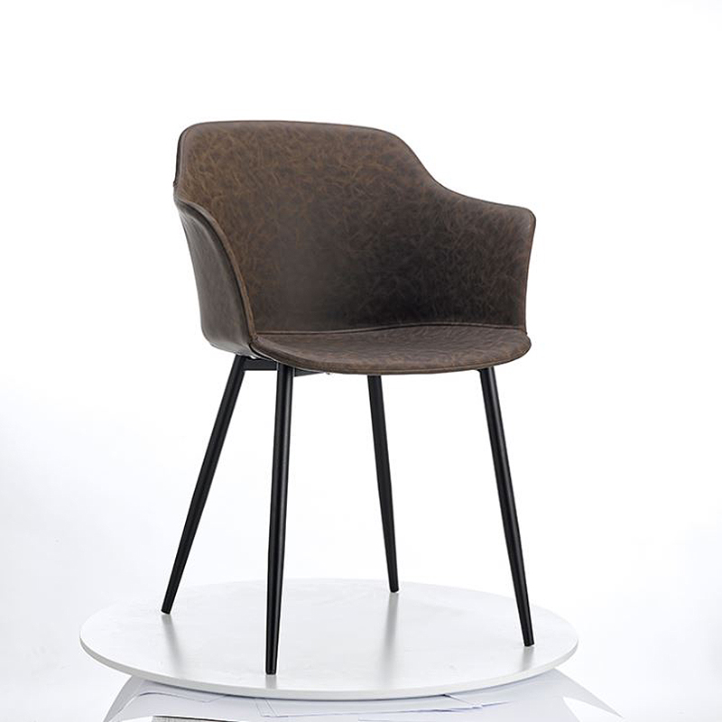 Πολυτελής και κομψή δερμάτινη καρέκλα BV-L