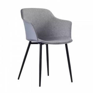 Lesela la Sejoale-joale la Velvet le Koaheletsoeng Setulo sa Lijo sa Upholstered BV-HALF-F Fabric Chair