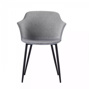 Современный мягкий обеденный стул с бархатной тканью BV-HALF-F Fabric Chair