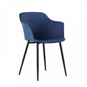 Modern Velvet Fabric Covered Upholstered Dining Chair BV-HALF-F Fabric Chair