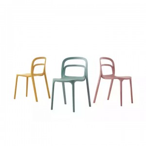 Modern Plastic Dining Chair Smith-2