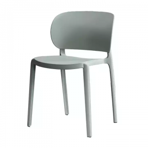 Casual Minimalist Plastic Chair 1779#2