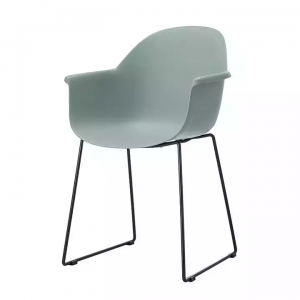 Mobles de xardín F803 Cadeiras de comedor con carcasa de plástico
