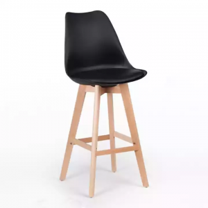 1636-Bar High Chair Pu Leather Dining Chair Para sa Bar Modern