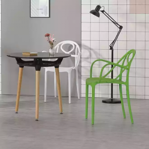 2019 High quality Nordic Light Luxury Dining Chair Modern Simple Dining Room Household Chair stackable plastic Chair