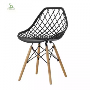 ODM Manufacturer 2022 Stackable Hard Multiple Colors Restaurant Dining Chair Black Grey Plastic Chair Dining Chair PP Chair