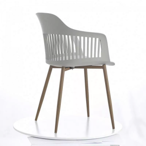 Hot Sale for Strong Stackable Bull Horn Design Plastic Waiting Chair Dining Chair