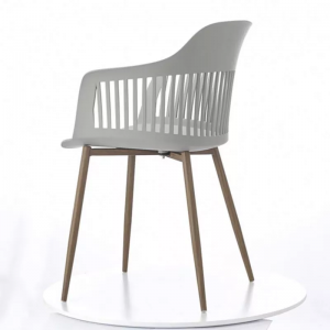 Hot Sale for Strong Stackable Bull Horn Design Plastic Waiting Chair Dining Chair