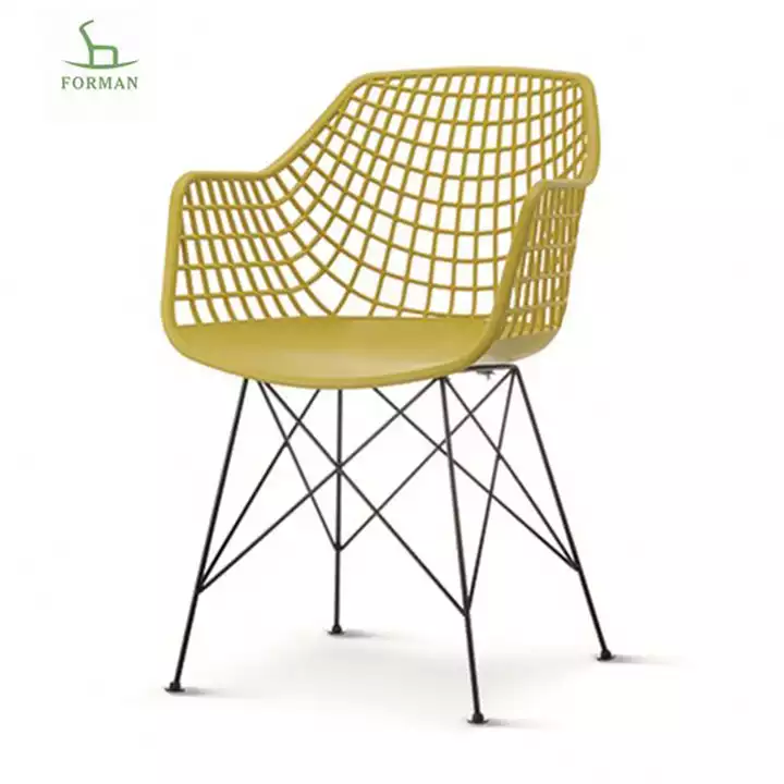 OEM/ODM Supplier Metal Chairs With Wood Seat -
 PP Designer Restaurant Chairs Plastic Dining Chair 1692-2 – Forman