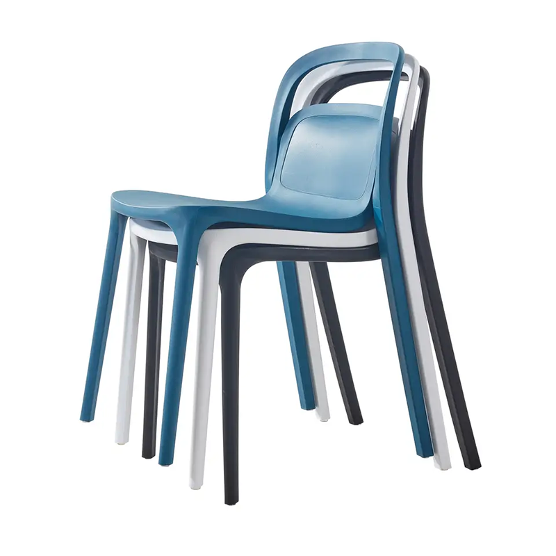 plastic stackable patio dining chair