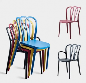 Commmerical Plastic Outdoor Stacking Chairs 1762