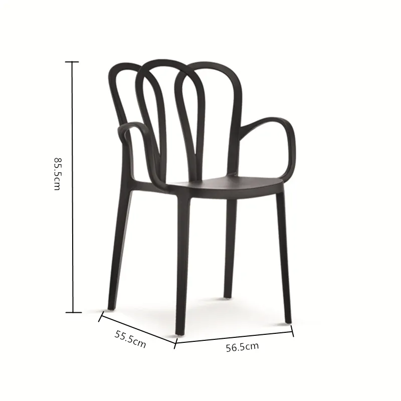 Commmerical Plastic Outdoor Stacking Chairs