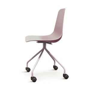 Simple Design Swivel Chair With Plastic Seat 1661-3