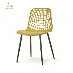 Plastic Banket Armless Chair Restaurant 1691