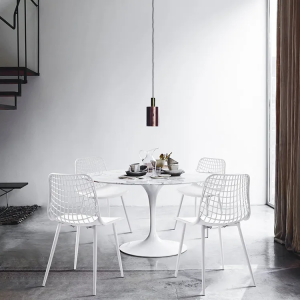 I-Stylish and Stridy 1691 ye-Metal Dining Chair