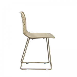Taas nga kalidad nga Furniture Plastic Dining Room Chairs 1691-1