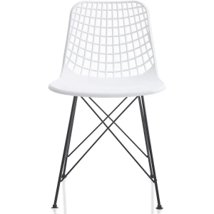 Wholesale Plastic Dining Chair With Metal Leg 1691-2