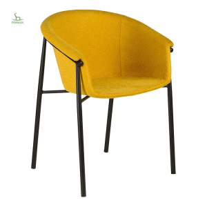 Design Plastic Cafe Leisure Fabric Chair F802-F1