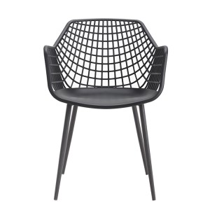 chairs for Dining Room or Kitchen in Retro Design with armrests