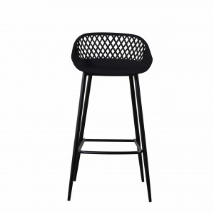 Trending Products China Nordic Modern Minimalist Solid Plastic Home Furniture Front Desk Leisure High Bar Stool Chairs