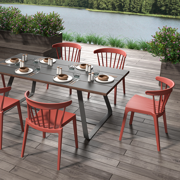 OEM/ODM Manufacturer Home Plastic Chair -
 Outdoor Furniture Bar Chairs With Backs 1728 – Forman