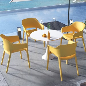 Stackable Outdoor Garden Plastic Chairs 1798