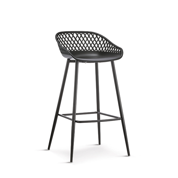 China New Product Plastic Spoon Bucket Chair Fruit Vegetable Crate -
 Trending Products China Nordic Modern Minimalist Solid Plastic Home Furniture Front Desk Leisure High Bar Stool Chairs – ...