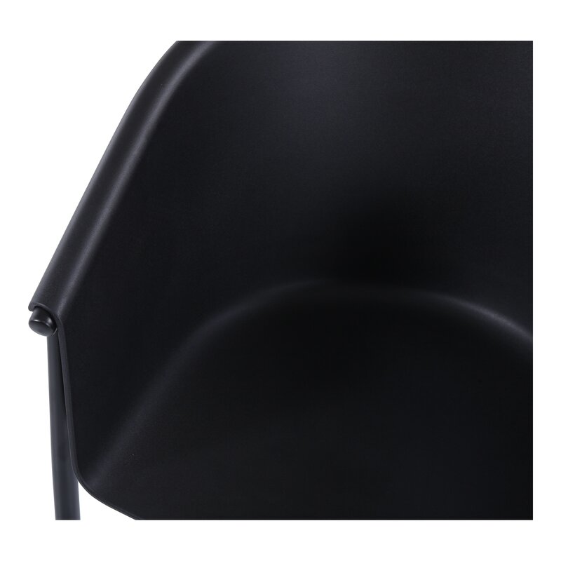 Manufacturer for Plastic Chair For Children -
 Armless Plastic Chair Supplier Big Plastic Chair – Black F802 – Forman