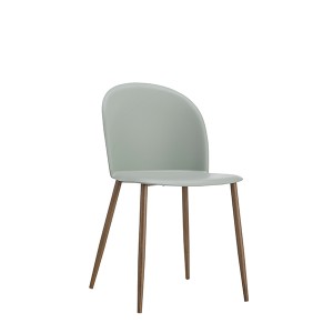 China Forman Supplier for China Dining Chair Modern Stylish PP Plastic Seat with Metal Legs MID Century Modern Chair for Living Room, Kitchen Dining Chair F808